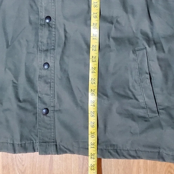 Carhartt Ripstop Flannel Lined Snap Closure Shirt Jacket Shacket 3XL Moss/Green - Picture 7 of 11